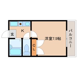 大和小泉駅 徒歩5分 3階の物件間取画像